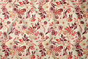 Watercolor Autumn Floral Pattern, a Pattern Graphic by SirenaArt (Thumbnail 5 of 12)