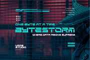MOREXIN - Futuristic Cyberpunk Font, a Font by Vroz Studio (Thumbnail 2 of 7)