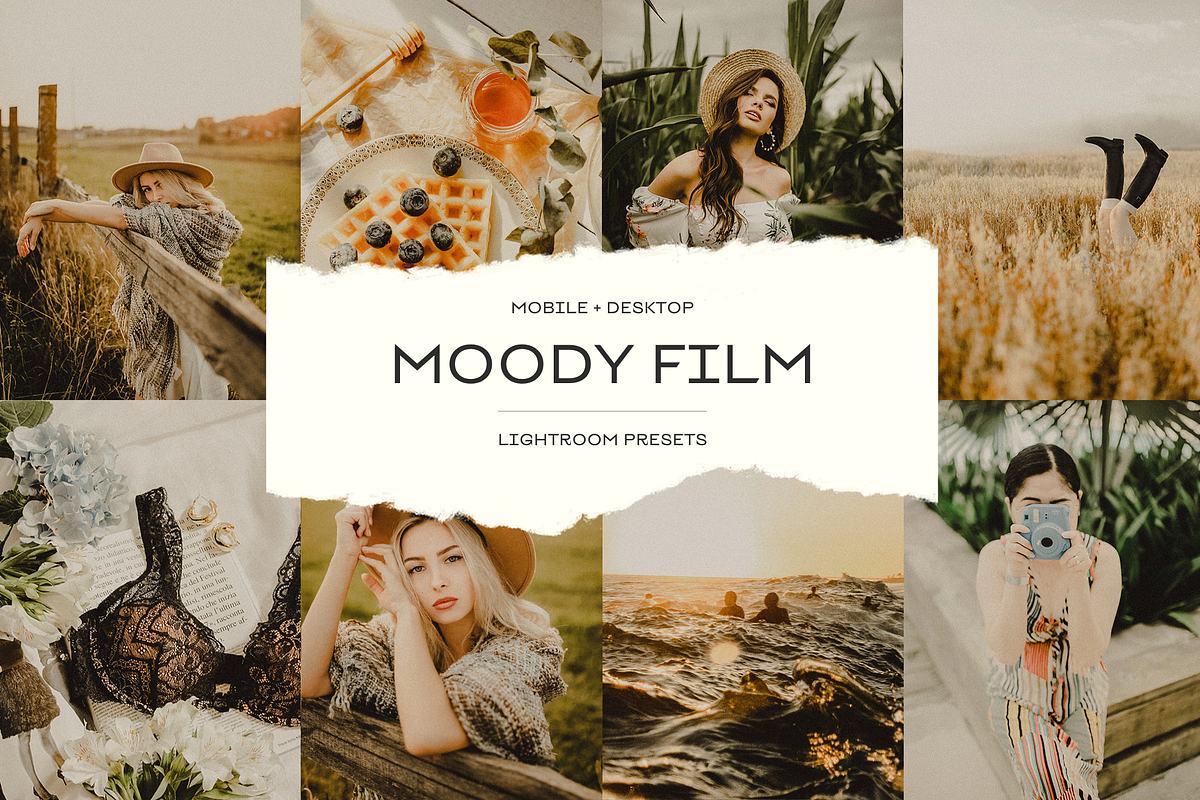 Vintage Lightroom Presets Bundle, an Action Add-On by Eden Origin Studio (Photo 2 of 5)