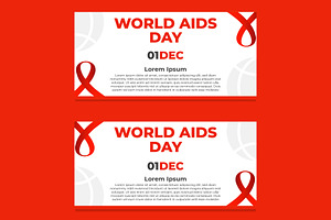 World Aids Day Banners Template