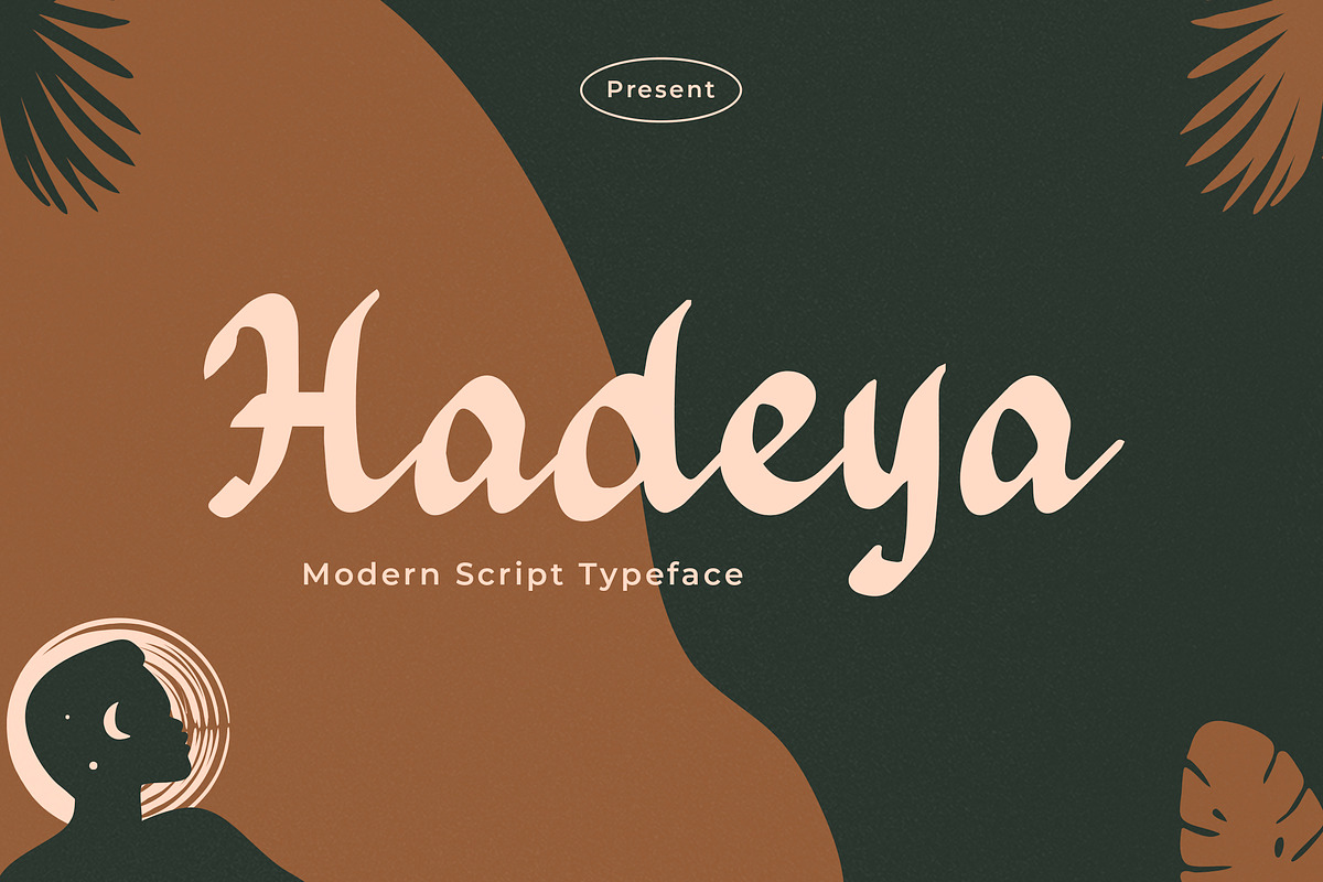 Hadeya - Modern Script Typeface, a Script Font by Typefactoryco (Photo 1 of 9)