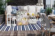 SUMMER | Mediterranean Frame Mockups, a Household Mockup by SoleilHomeMockups (Thumbnail 1 of 10)