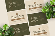 Kantonio - Thank You Card, a Print Template by Fannan Studio (Thumbnail 2 of 3)