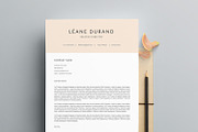 Modern Resume Template LEANE A4, a Resume Template by Graace Studio (Thumbnail 3 of 4)