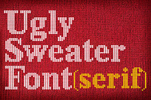 Ugly Sweater Serif Font