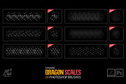 Dragon Scales Photoshop Brushes, a Brush Add-On by Mohamed Saber (Thumbnail 3 of 6)