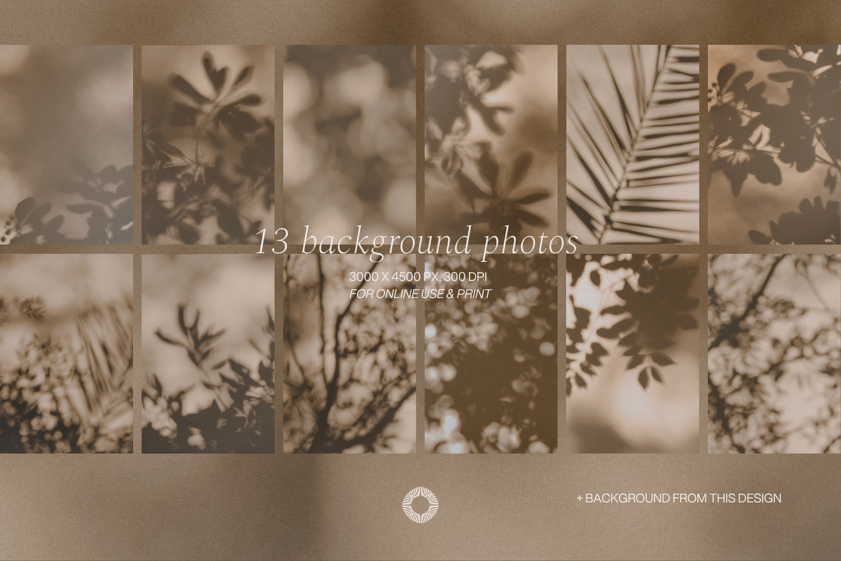 Komorebi Garden Shadows Backgrounds, a Background Graphic by Cosmic Energy Studio (Photo 2 of 5)