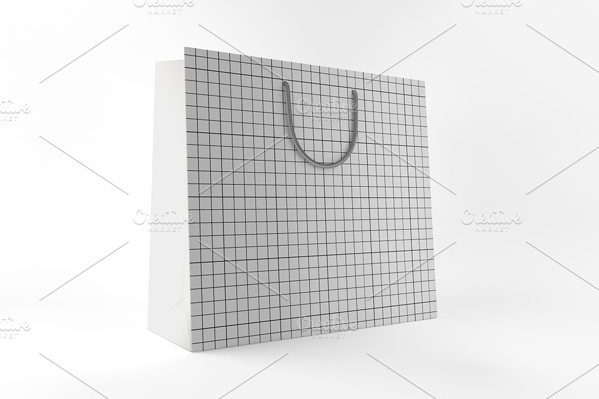Square Bag Mockup, a Packaging Mockup by Qaleb Studio (Photo 2 of 3)