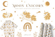 Moon Unicorn. Kids Collection, an Animal Illustration by polikarpovaart (Thumbnail 1 of 12)