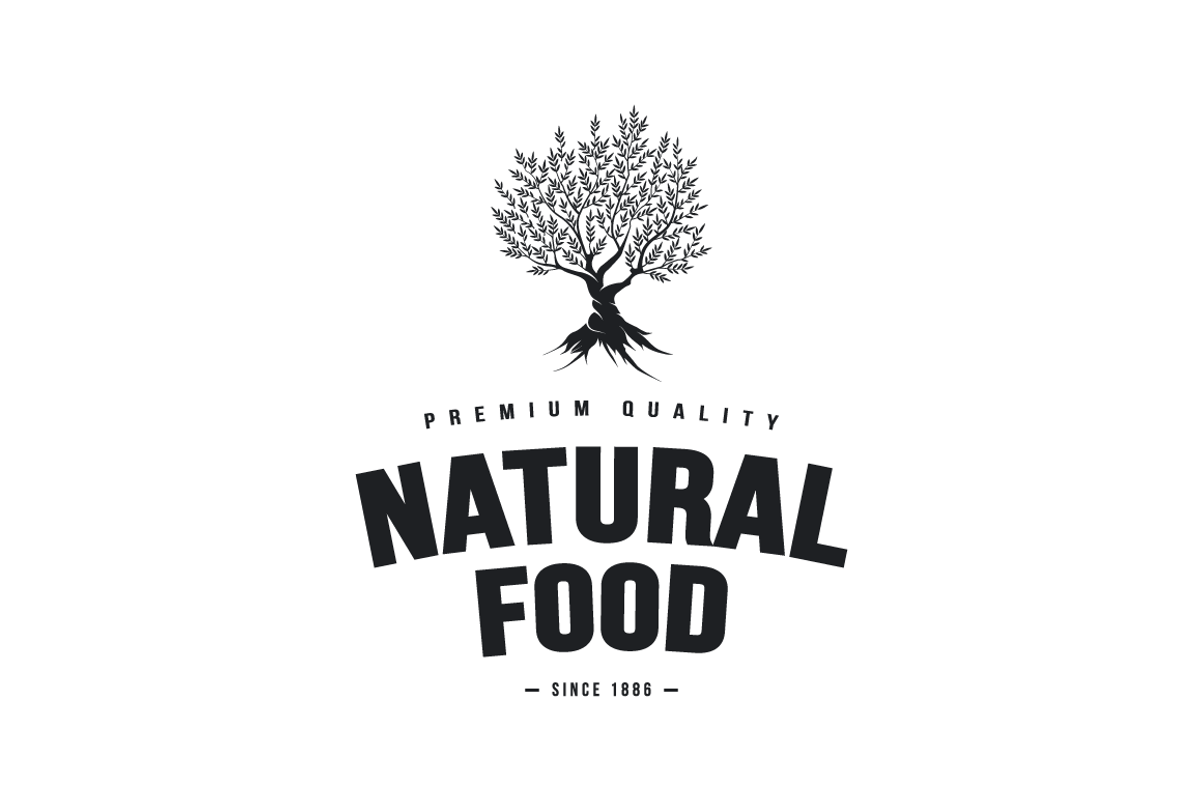 Organic natural food tree logo, a Food Illustration by provector (Photo 1 of 3)