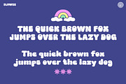 Slower, a Sans Serif Font by artism_design (Thumbnail 2 of 6)