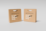 Kraft Paper Bag Mockup, a Household Mockup by xavier_studio (Thumbnail 3 of 5)