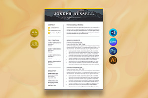 Resume Template, a Resume Template by DesignDevisers