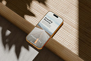Realistic iPhone Mockup For Branding, an iPhone Mockup by SimpangGraphics (Thumbnail 3 of 5)