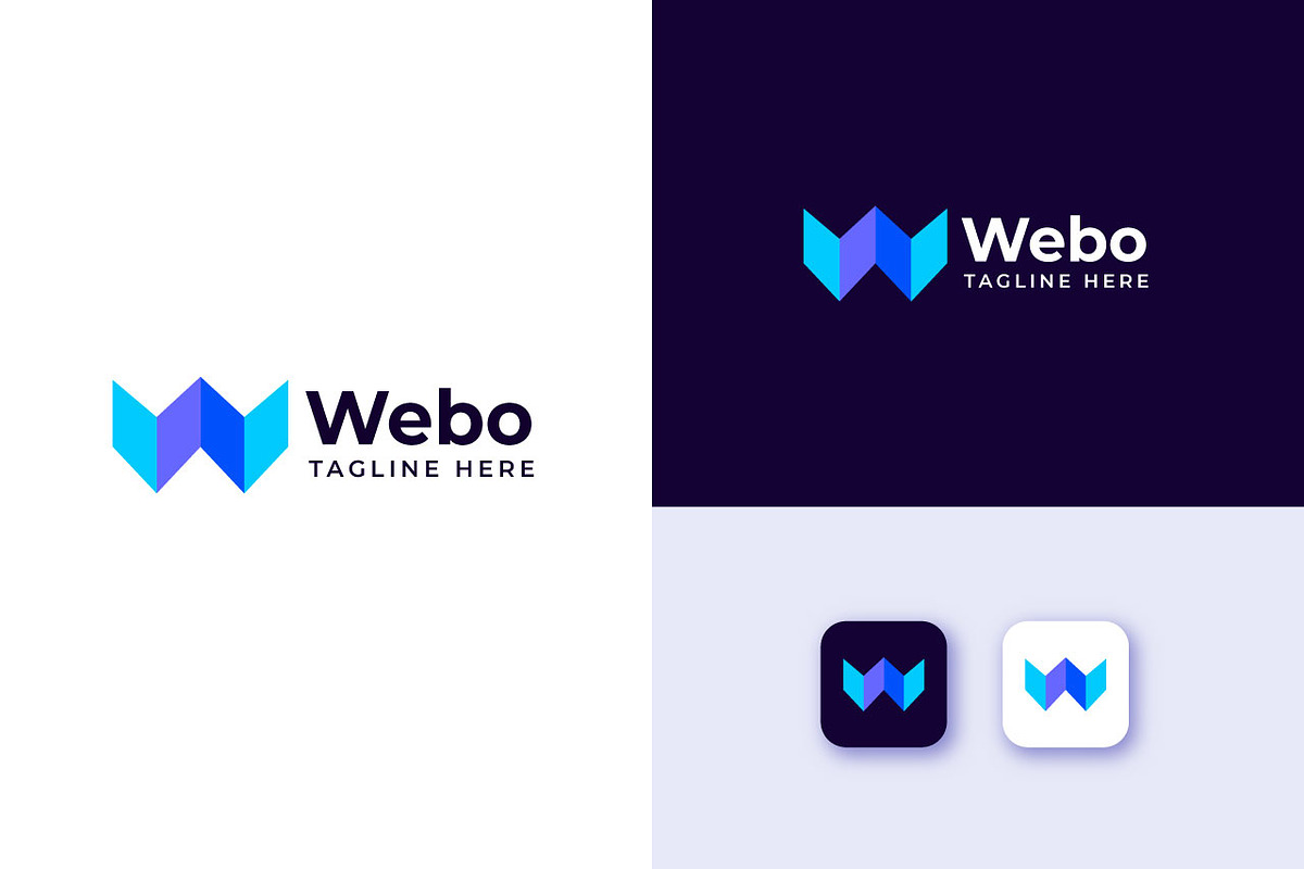 Modern W Letter Logo Design Template, a Branding & Logo Template by Sagar Gabol (Photo 2 of 6)