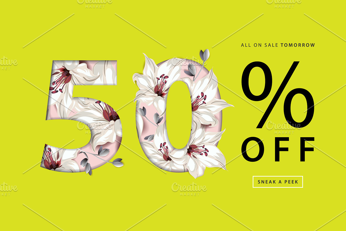Spring Sale Web Banners, an Illustration by PREMIUMVECTOR (Photo 2 of 2)