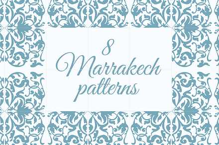 Marrakech tiles patterns