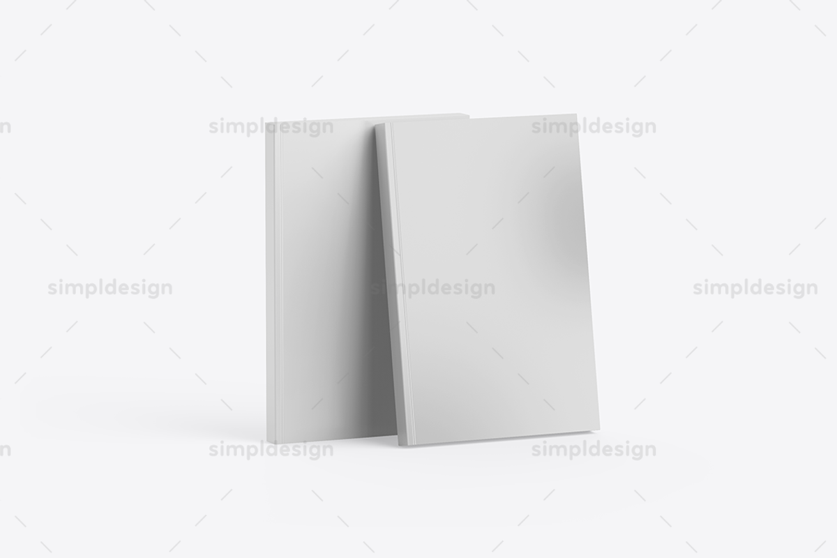 US Royal Softcover Book Mockup, a Books & Magazine Mockup by SimplDesign (Photo 8 of 13)