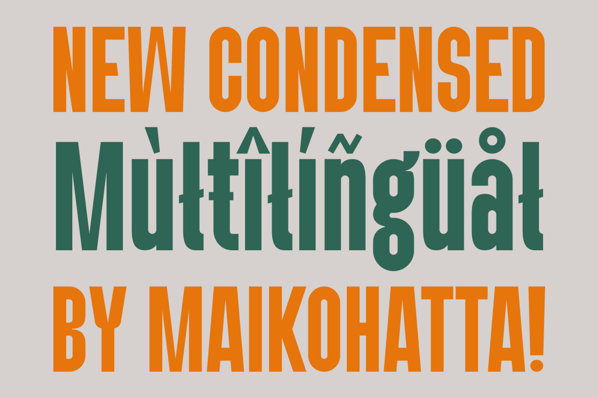 Boruino - Modern Condesed Font, a Sans Serif Font by MaikoHatta (Photo 6 of 9)
