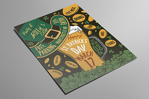 Hand Drawn Saint Patrick's Day Flyer, a Flyer Template by ashenterprise