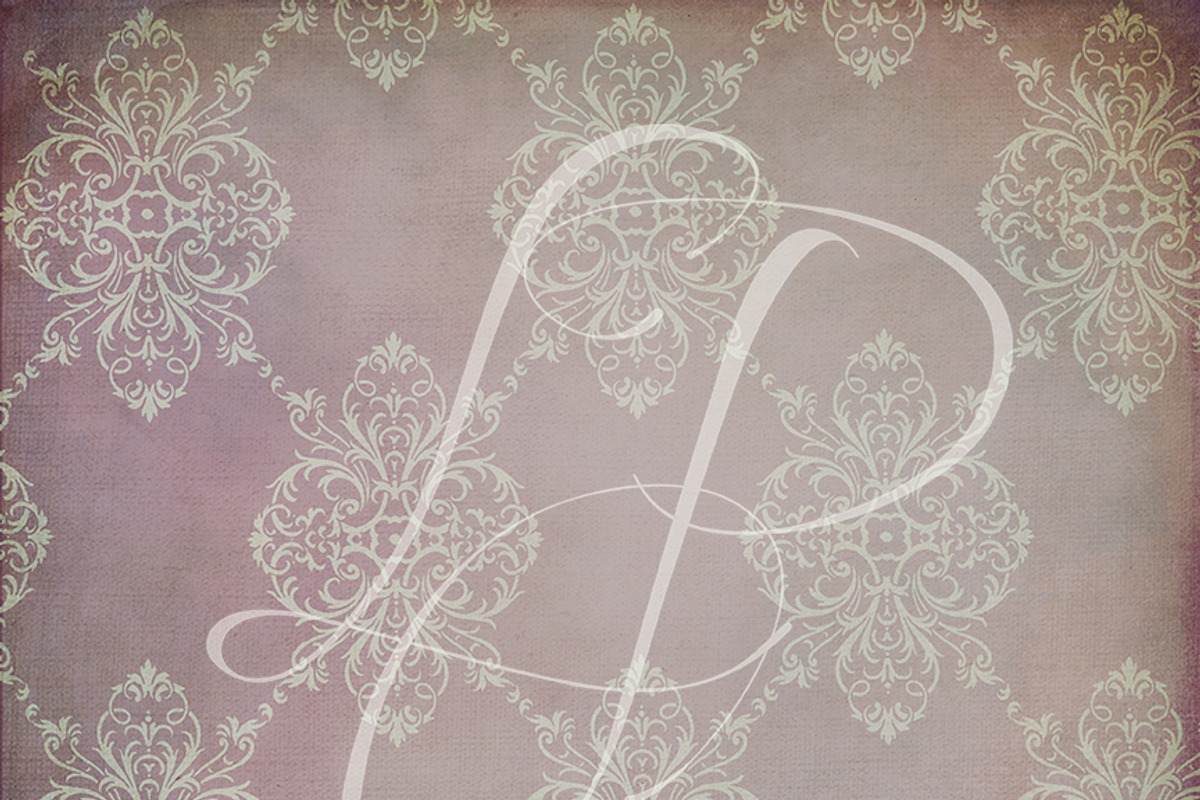 Jeweled Damask Background Textures preview 2