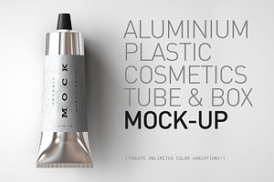 Aluminium Plastic Tube Mock-Up