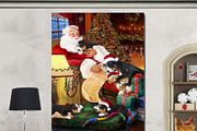Greater Swiss Mountain Dog Xmas Art, an Animal Illustration by Art Paradise Studios (Thumbnail 2 of 3)