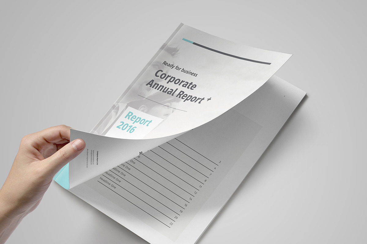 Annual Report, a Brochure Template by Egotype (Photo 8 of 28)