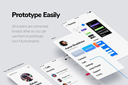 Sparks iOS 11 UI Kit, a Templates & Theme by UI8 (Thumbnail 3 of 9)