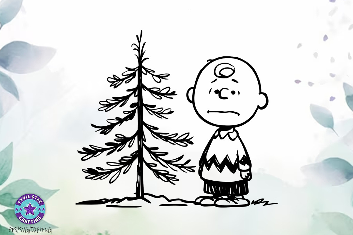 Charlie Brown Christmas Tree SVG PNG, an Object Graphic by FiveStarCrafting (Photo 2 of 7)