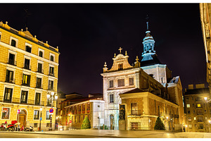 Iglesia del sacramento a baroquestyle roman catholic church located in madrid, an Architecture Photo by Leonid Andronov