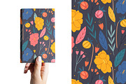 Hand drawn floral seamless patterns, a Pattern Graphic by hanifa_design (Thumbnail 4 of 10)