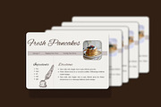 Modern Kitchen Recipe Cards - 10 set, a Marketing Template by Rarce (Thumbnail 2 of 2)