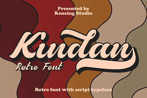 Kindan - Retro Font