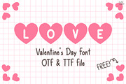 Valentine | Heart Decorative Font, a Symbol Font by LivelyAutumn11.11 (Thumbnail 1 of 4)