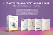 Wedding Invitation Card Pack, an Invitation Template by DesignGenix (Thumbnail 1 of 3)