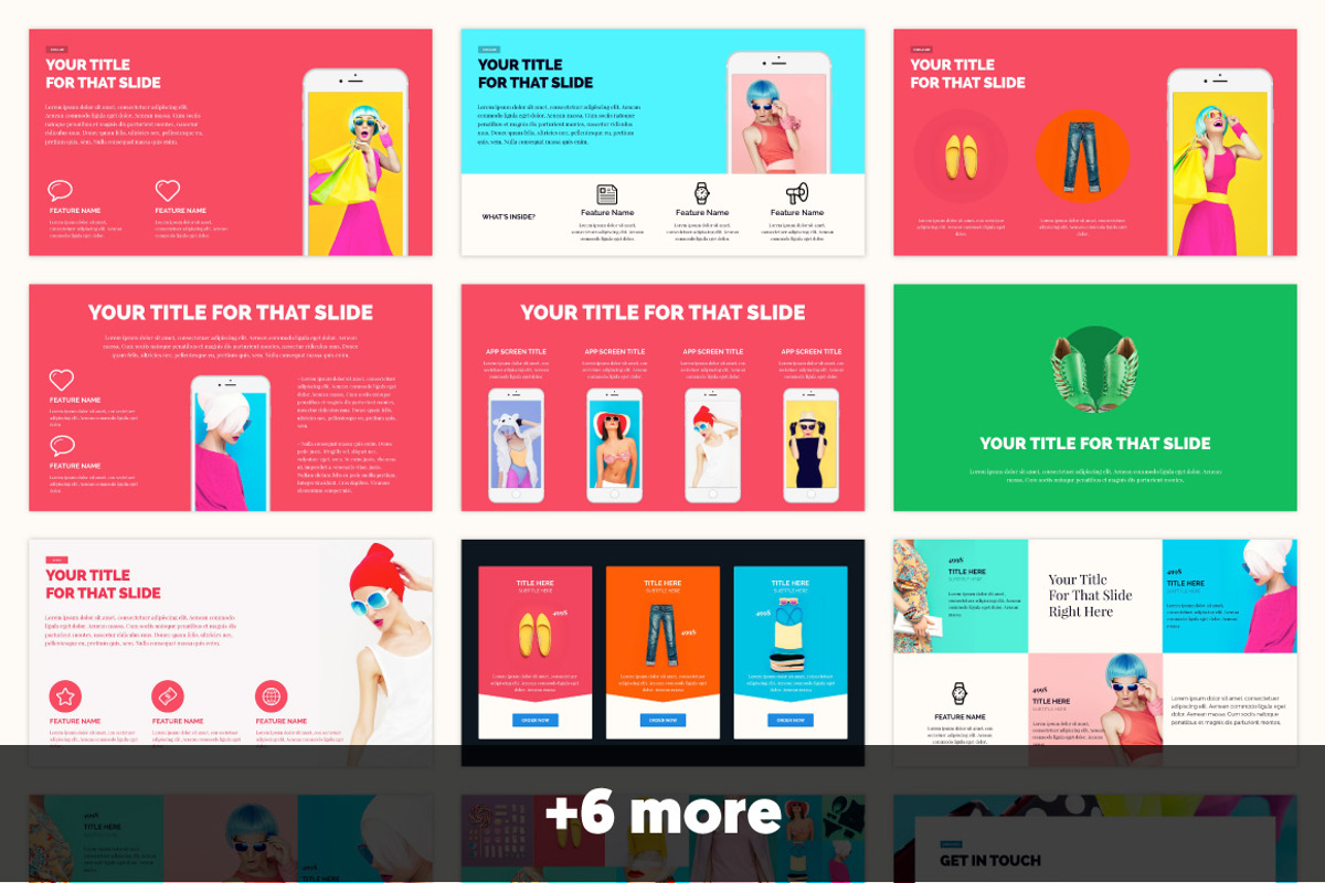 Top Fashion Powerpoint Template, a Presentation Template by Brainiart (Photo 5 of 6)