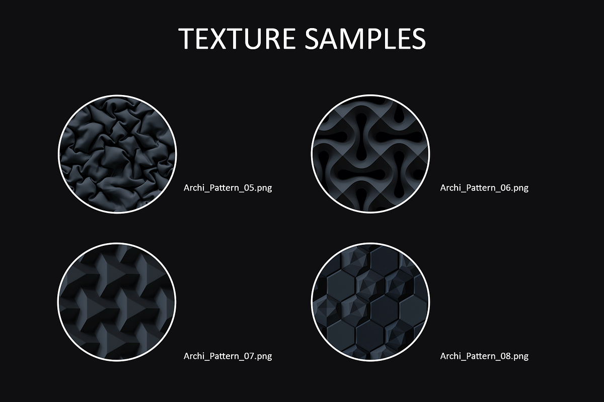 ARCHI PATTERNS BLACK, a Texture Graphic by yegor.kumachov (Photo 3 of 5)