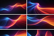 Neon Gradient Flow 5K Wallpapers, a Wallpaper Graphic by Pulsecolor (Thumbnail 2 of 4)