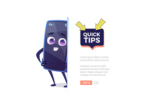 Quick tips banners. print templates, an Illustration by Onyx