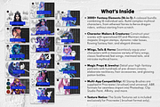 Procreate Fantasy Stamps Bundle, a Brush Add-On by Selentaori Studio (Thumbnail 2 of 20)