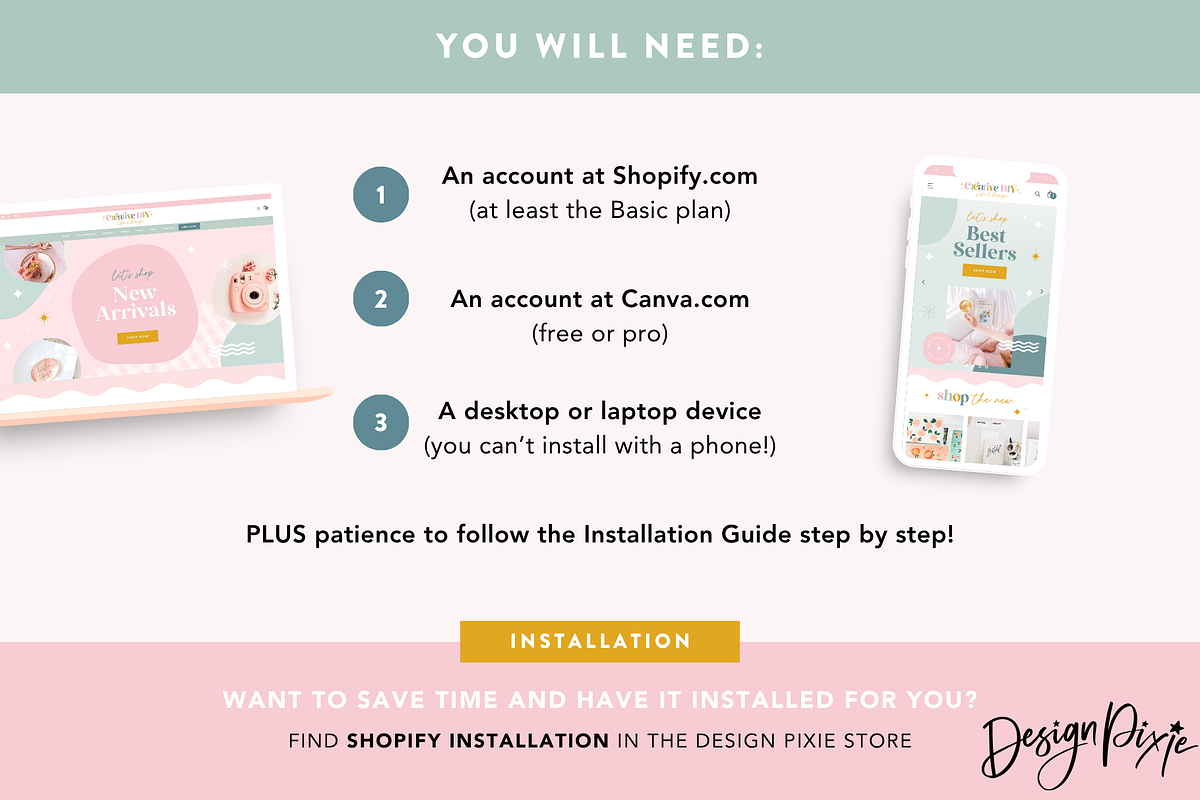 Shopify Theme Pastel, a Shopify Template by Design Pixie (Photo 9 of 10)