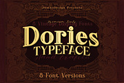 Dories - Display Font, a Serif Font by JumboDesign (Thumbnail 1 of 7)