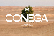 Conega Display Font, a Sans Serif Font by Hishand Studio (Thumbnail 1 of 10)