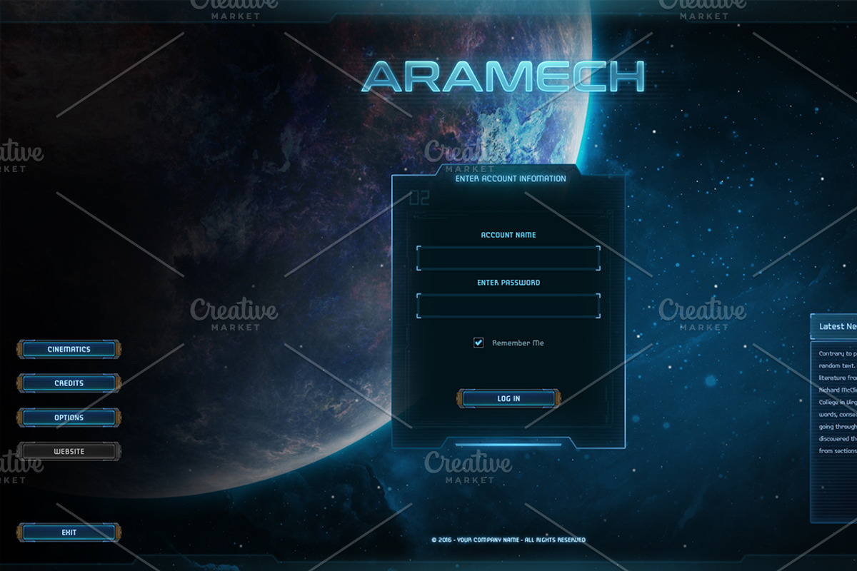 Aramech User Interface, a Graphic by Kodiak Graphics (Photo 15 of 21)