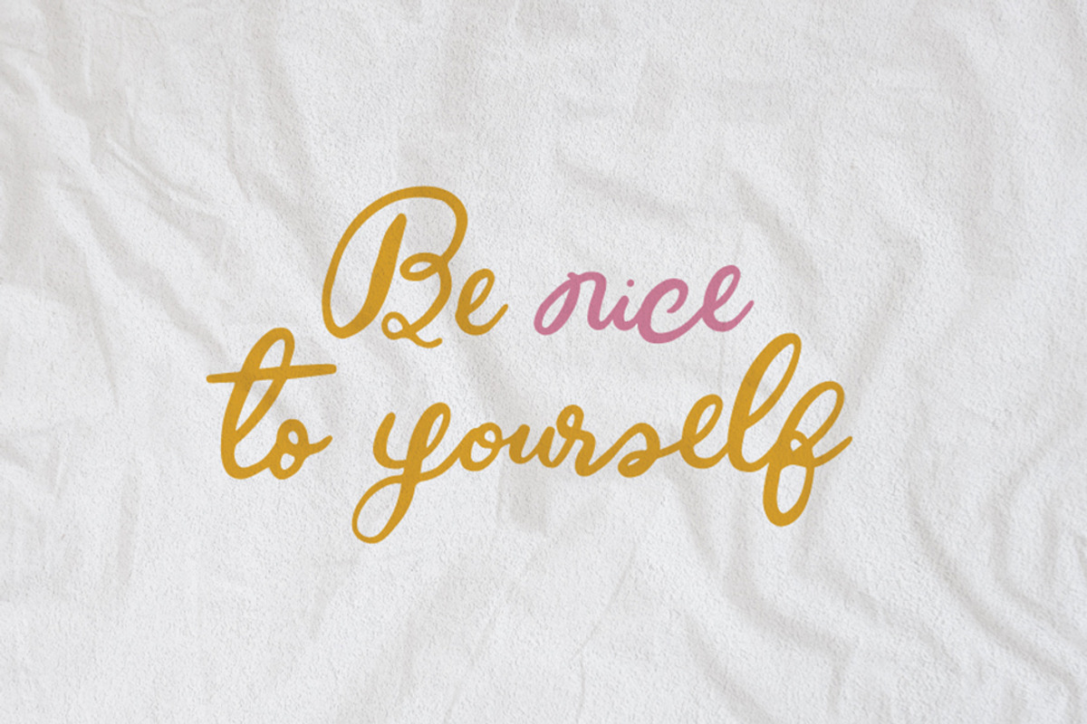 Handmade Font Duo Script Sans Serif, a Script Font by Creator Goodies (Photo 12 of 13)