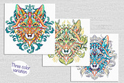 Forest Collection: Owl, Wolf, Fox, an Animal Illustration by ArtoJoy (Thumbnail 3 of 8)