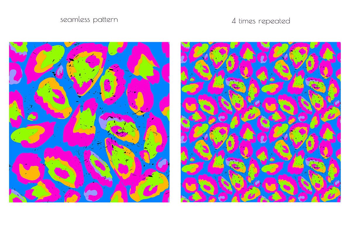Neon Animals print collection, a Pattern Graphic by Salted Galaxy (Photo 6 of 9)