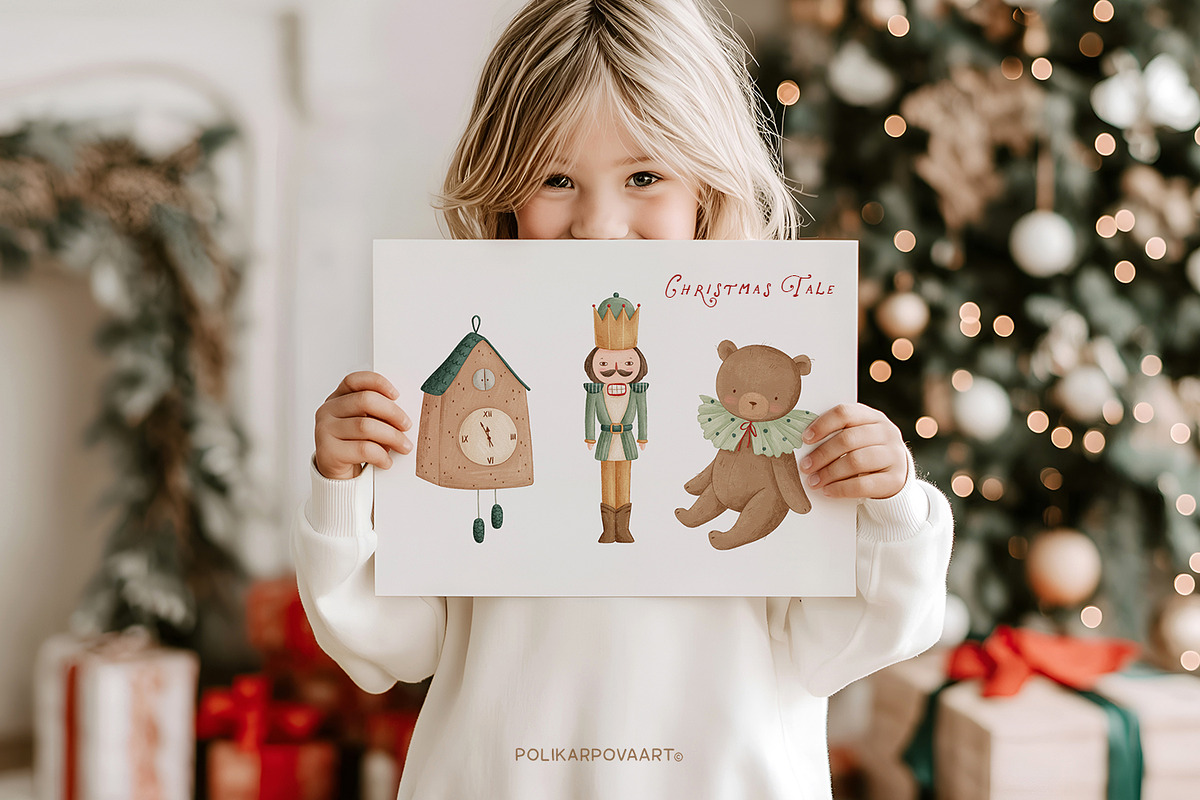 Christmas Tale - Cottagecore clipart, a Decorative Illustration by polikarpovaart (Photo 14 of 19)