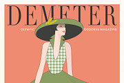 Olympus Goddesses Magazine, a Decorative Illustration by La Inspiratriz (Thumbnail 7 of 7)